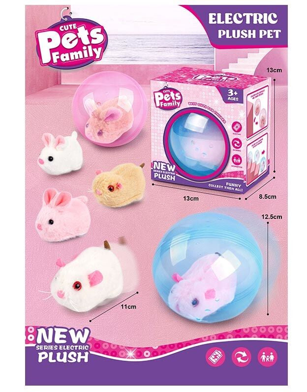 Pets Family 667-95 Animal in Ball Toy