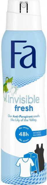 Fa Invisible Fresh Lily of the Valley Women's Antiperspirant Spray, 150 mL