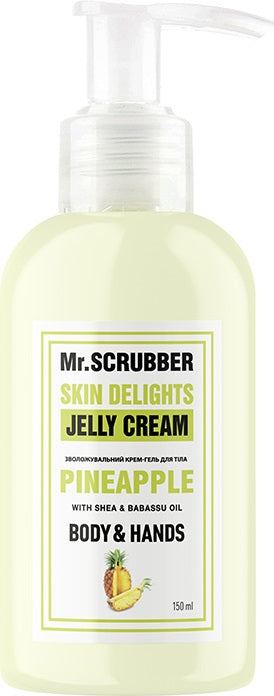 Mr. Scrubber Pineapple Moisturizing Body Cream Gel, 150 mL