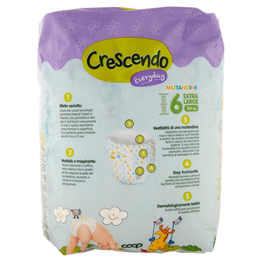 Crescendo Size 6 Baby Pull-Up Diaper Pants, 15+ kg, 16 pcs - Image 2