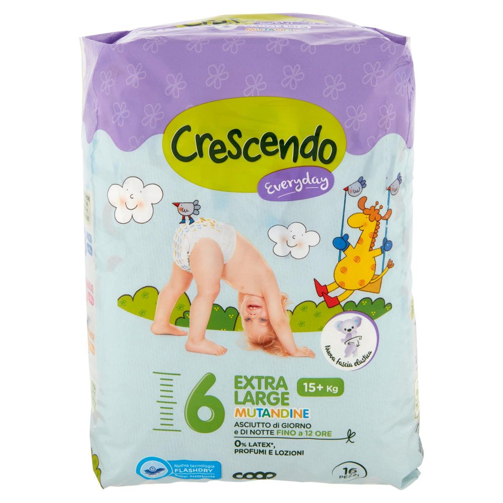 Crescendo Size 6 Baby Pull-Up Diaper Pants, 15+ kg, 16 pcs - Image 3