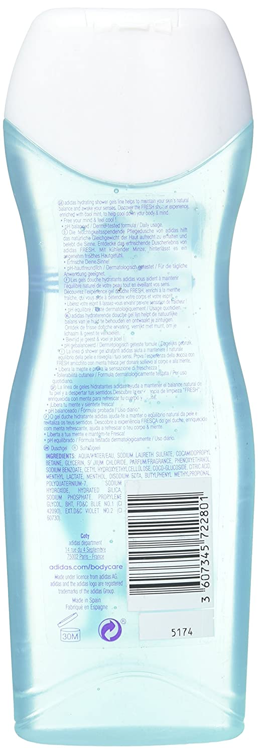 Adidas Fresh Cool Mint Shower Gel, 250 mL - Image 2