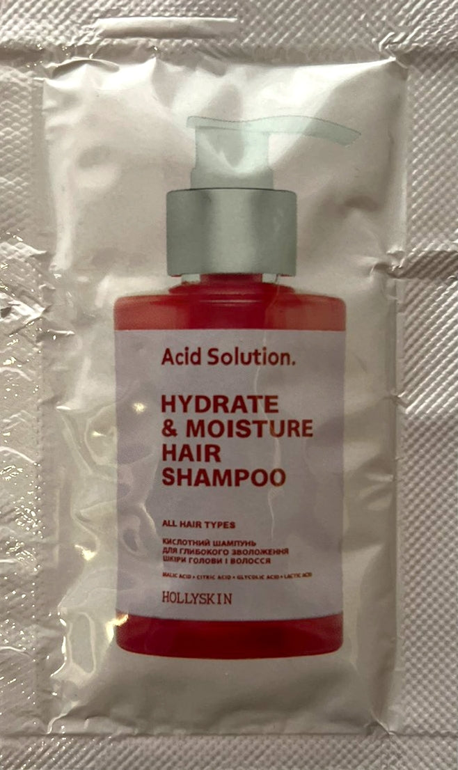 Hollyskin Acid Solution Deep-Moisturizing Acidic Shampoo, 6 mL