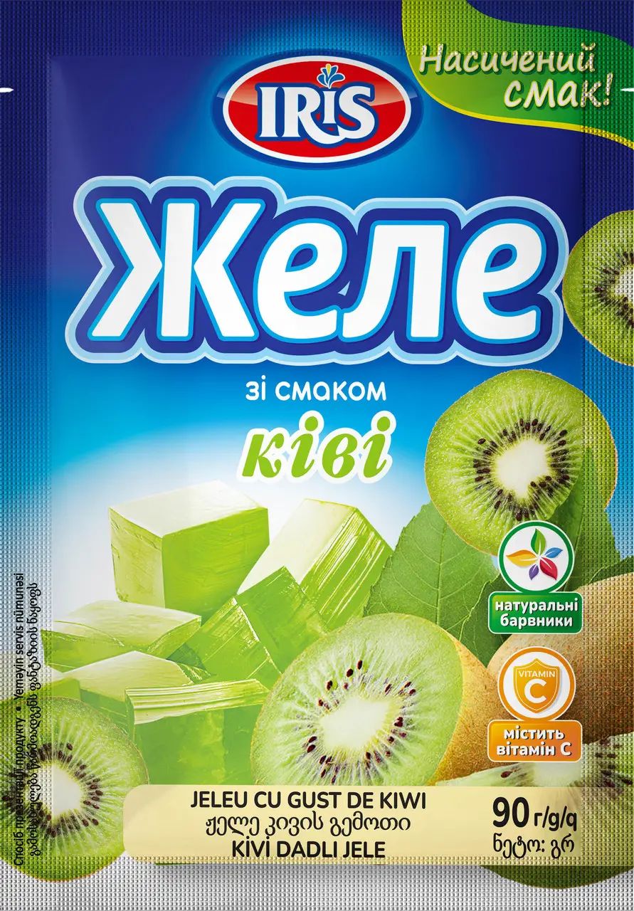 IRIS Kiwi-Flavored Jelly, 90 g