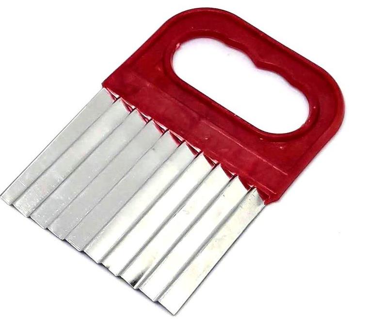 Wavy-Cut Cheese & Vegetable Knife