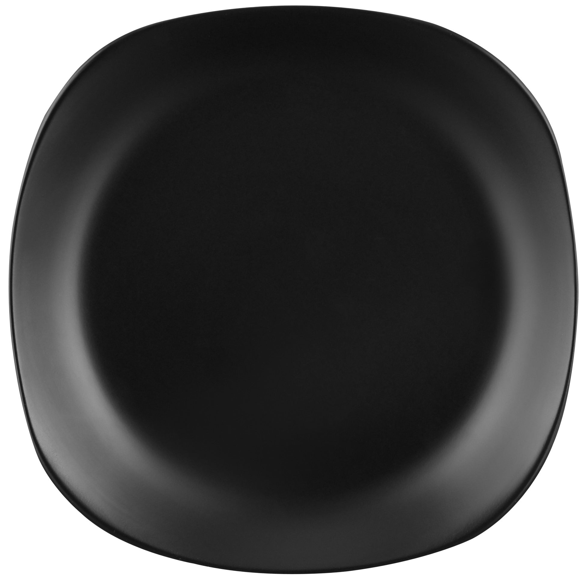 Ardesto Molize AR2919MB Black Square Dessert Plate, 20 x 20 cm