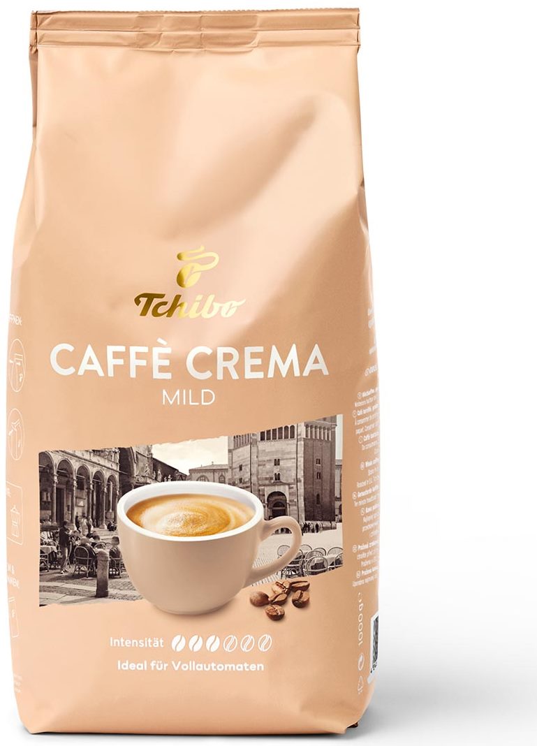 Tchibo Caffe Crema Mild Whole Bean Coffee, 1 kg
