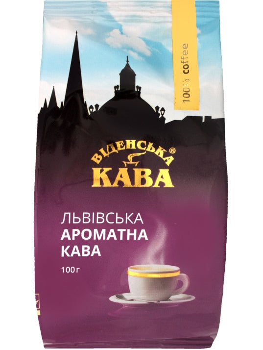 Videnska Lvivska Aromatic Ground Coffee, 100 g