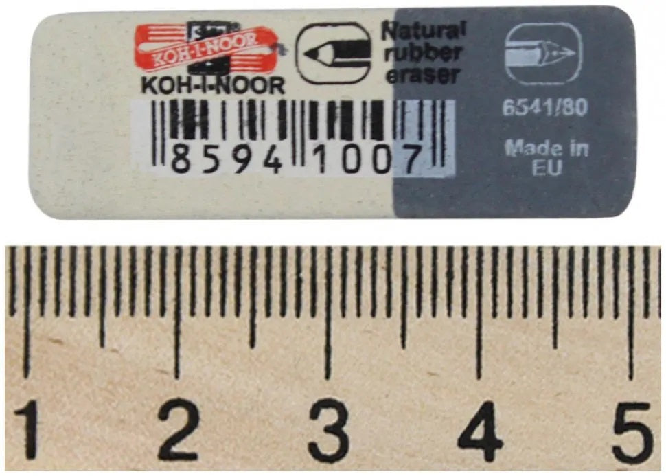 Koh-i-noor Elephant White-Gray 6541/80 Eraser - Image 4