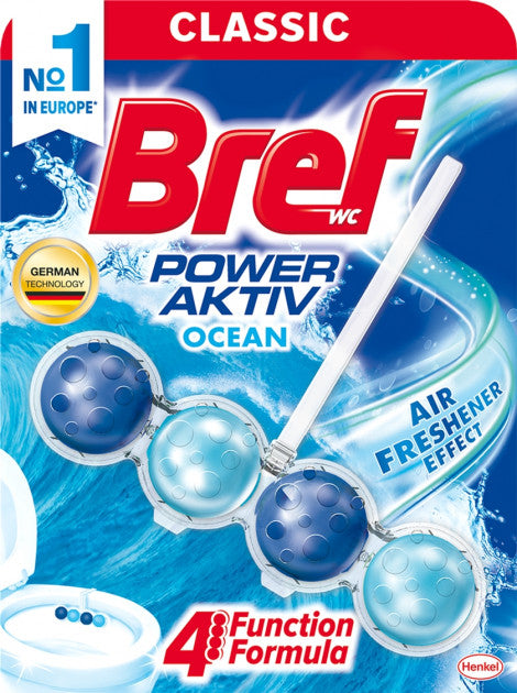 Toilet rim block Bref Active 4-in-1 ocean