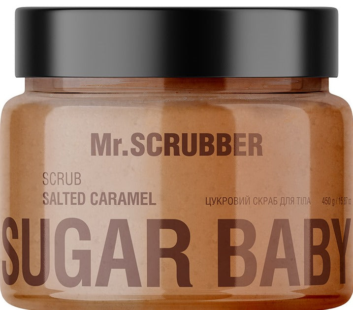 Mr.Scrubber Sugar Baby Salted Caramel Sugar Body Scrub, 450 g