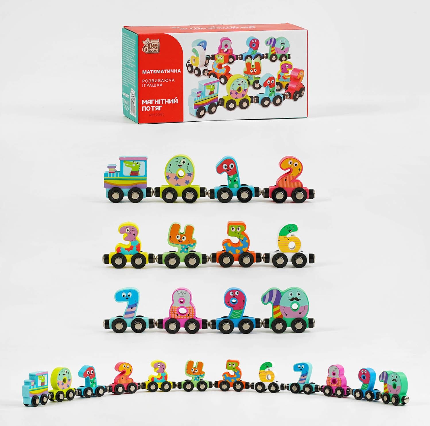 Game Club Wood 85897 Magnetic Train