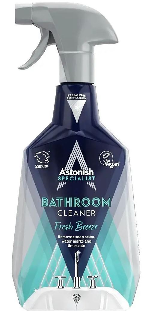Astonish Fresh Breeze Bathroom Cleaner Spray, 750 mL