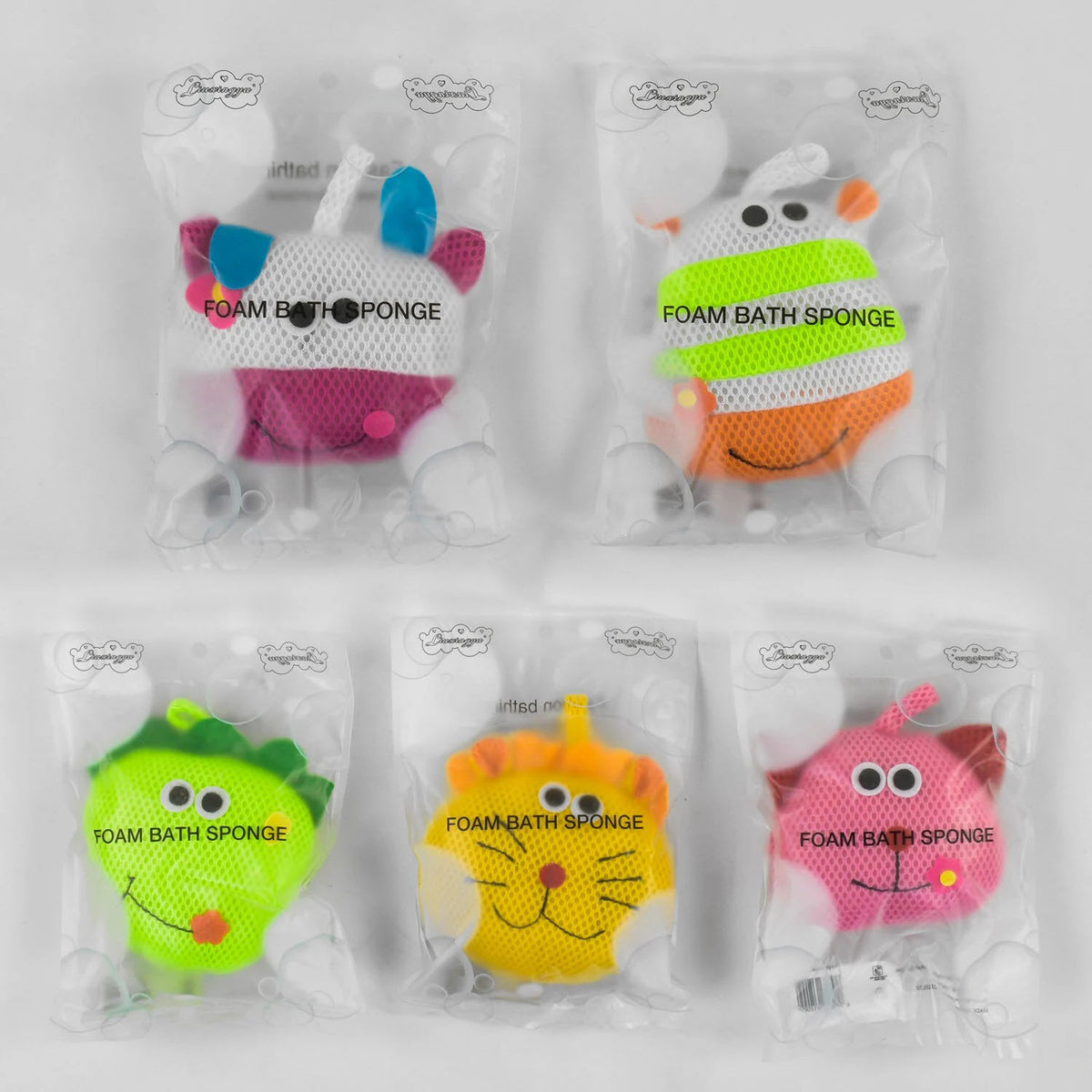 Animals C43898 Assorted Kids Bath Washcloth
