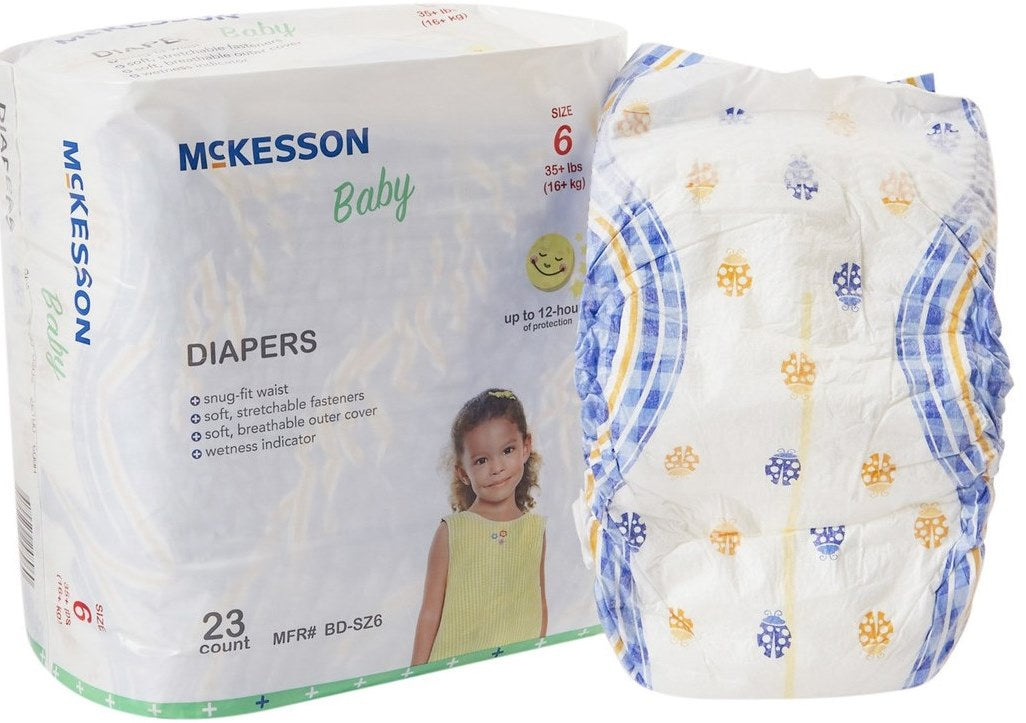 McKesson 6 Baby Diapers, 16+ kg, 23 pcs