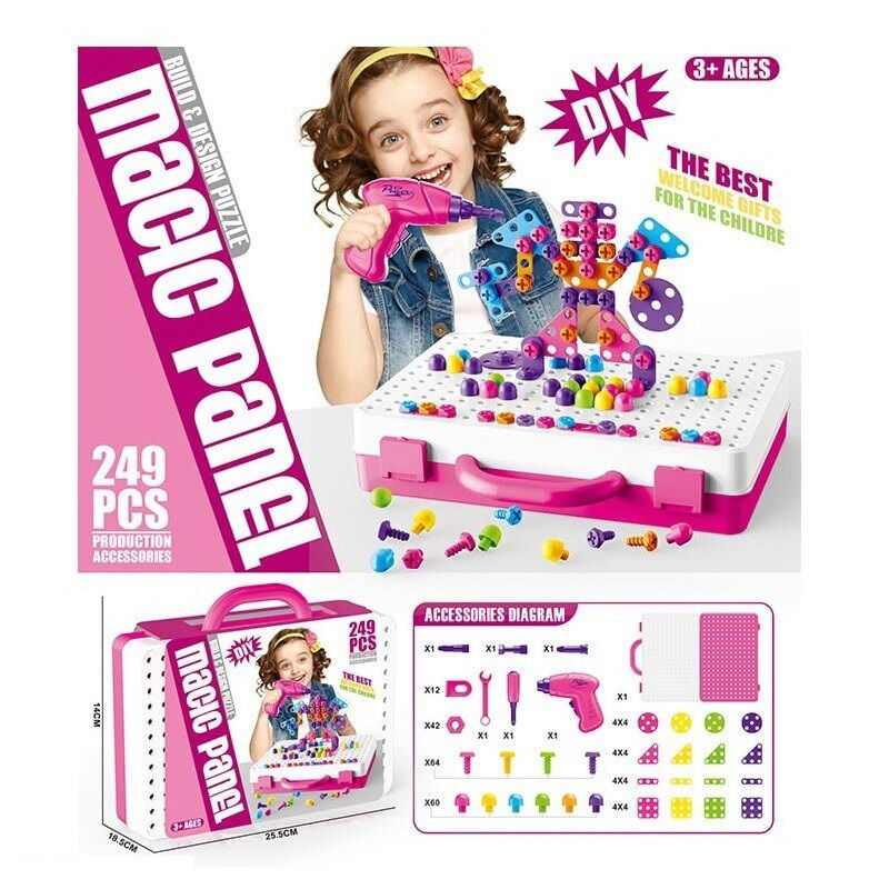 Magic Panel 666-52 Mosaic Set, 249 Pieces