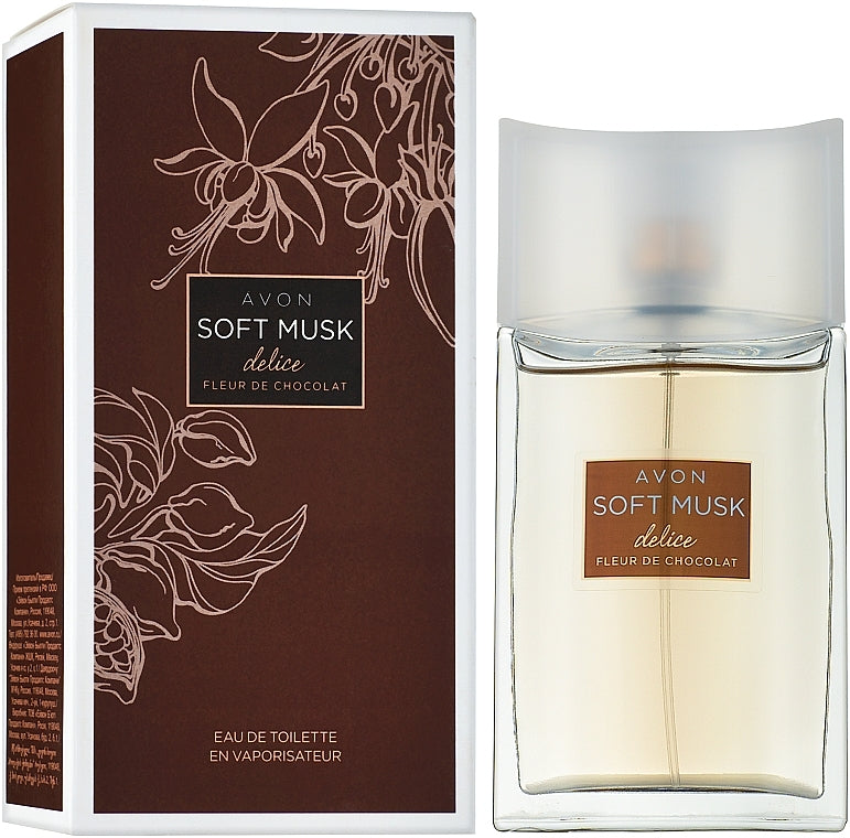 Avon Soft Musk Delice Fleur de Chocolate Women's Eau de Toilette, 50 mL