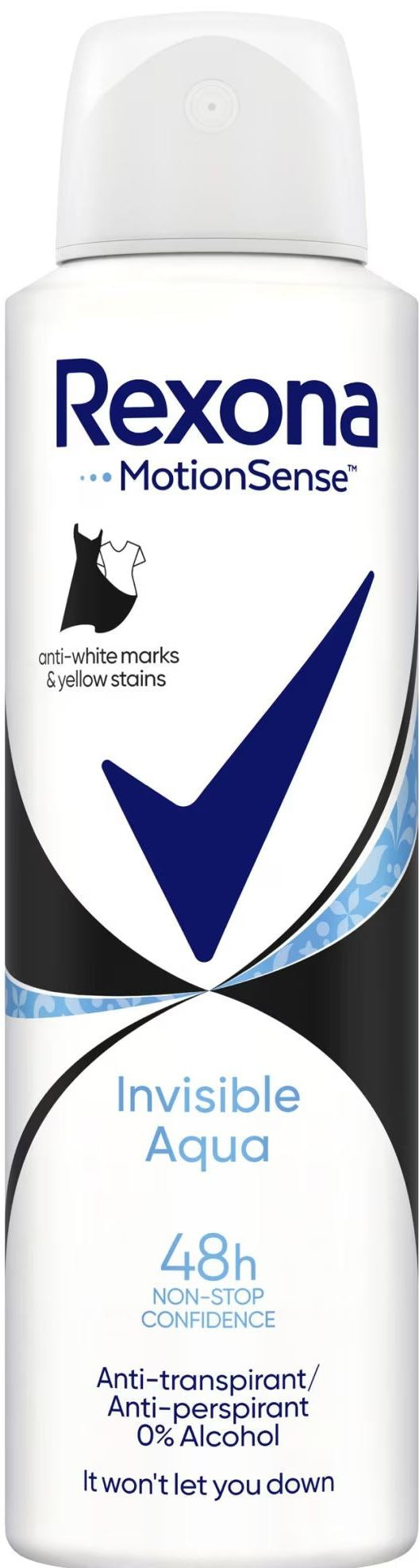 Rexona Clear Crystal Women's Antiperspirant Deodorant, 150 mL