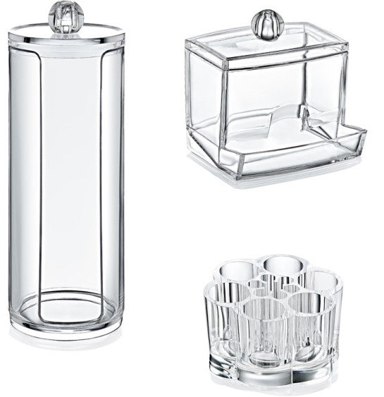 Akay Plastik AK504 Cosmetic Organizer Set, 3 pcs