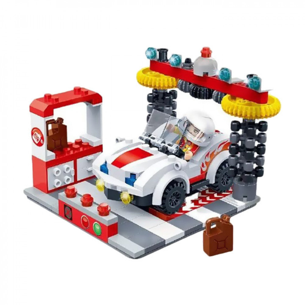 Banbao 8639 Speed Racing Car Wash Building Set, 219 Pieces - Image 2