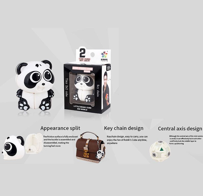 1582 Tiny Panda Cube Logic Game