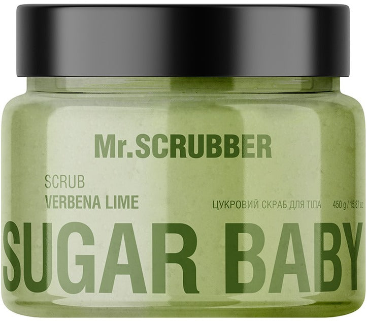 Mr.Scrubber Sugar Baby Verbena Lime Sugar Body Scrub, 450 g