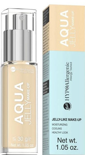 Bell Hypoallergenic Aqua Jelly Moisturizing & Mattifying Foundation Fluid 02 Light Sandbeige, 30 g