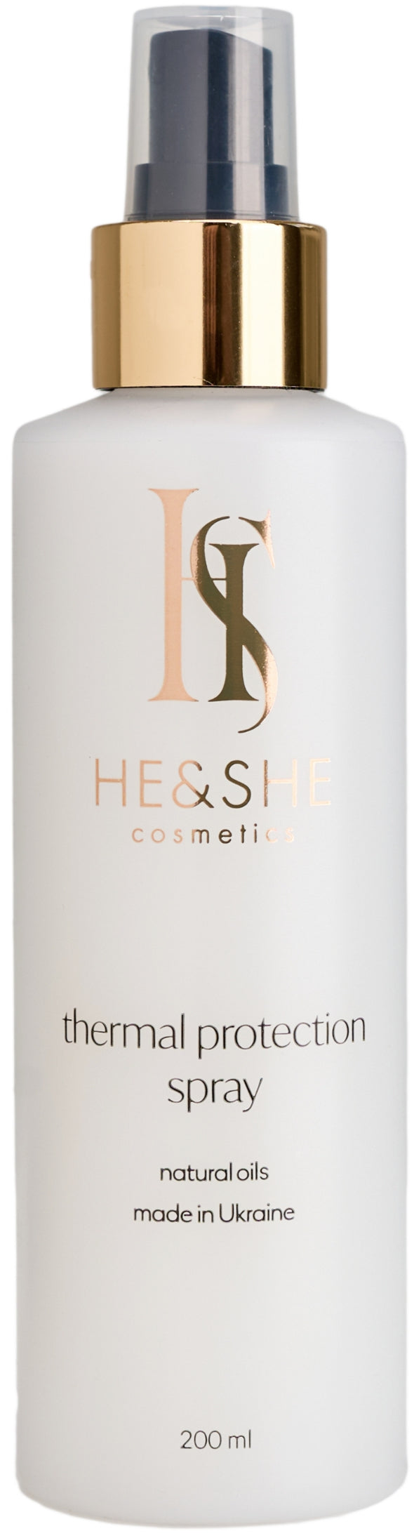 He&She Cosmetics Heat Protection Hair Spray, 200 mL