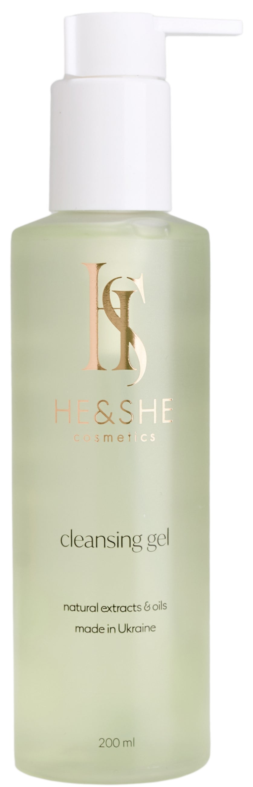He&She Cosmetics Cleansing Face Gel, 200 mL