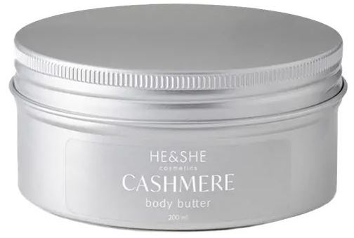 He&She Cosmetics Cashmere Body Butter, 200 mL