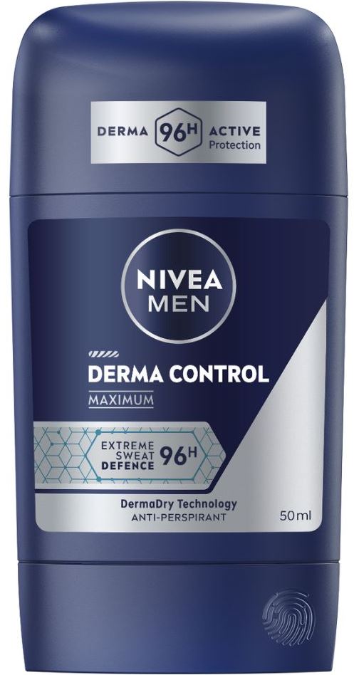 Nivea Derma Control Men's Deodorant Stick, 50 mL