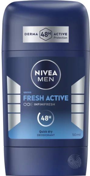 Nivea Fresh Active Men's Deodorant Stick, 50 mL