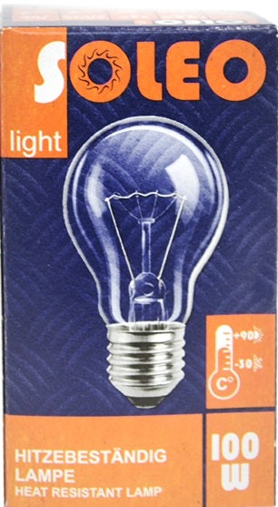 Soleo Incandescent Light Bulb, 230 V, 100 W - Image 2