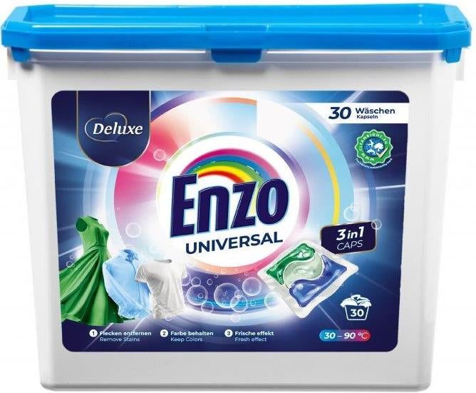 Deluxe Enzo Universal Laundry Detergent Pods, 30 pcs (Price per 1 pc)