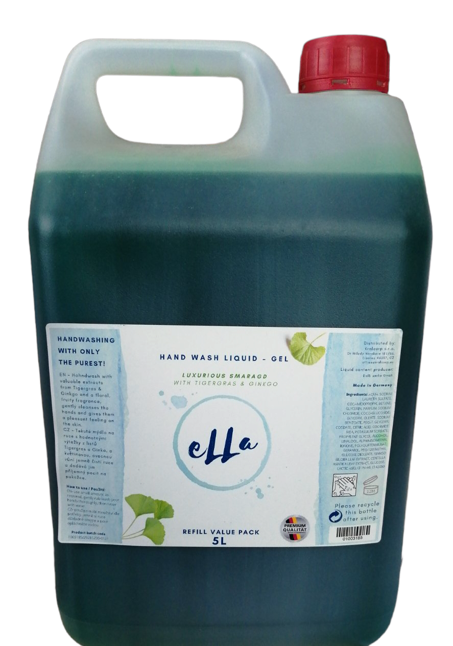 Ella Luxurious Smaragd Liquid Soap Canister, 5 L