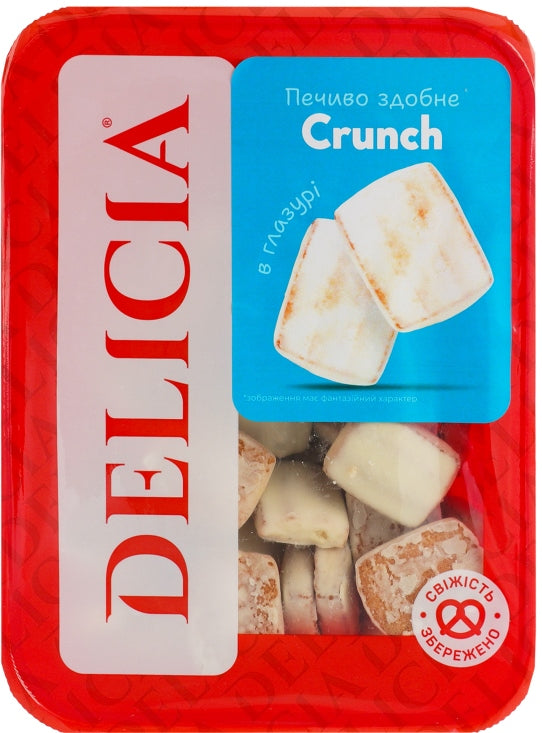 Delicia Crunch Butter Cookies in Glaze, 300 g