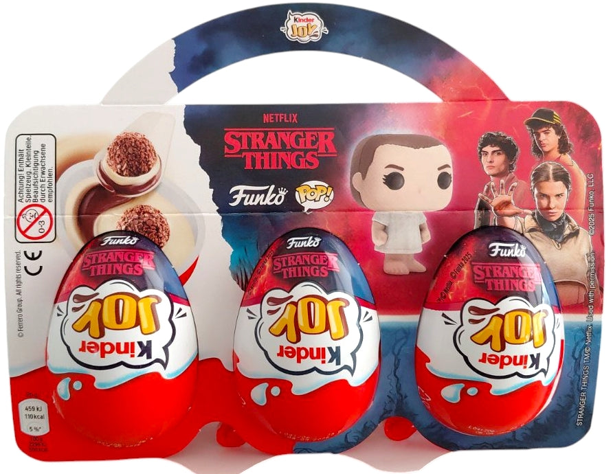 Kinder Joy Stranger Things Chocolate Egg, 3 x 20 g