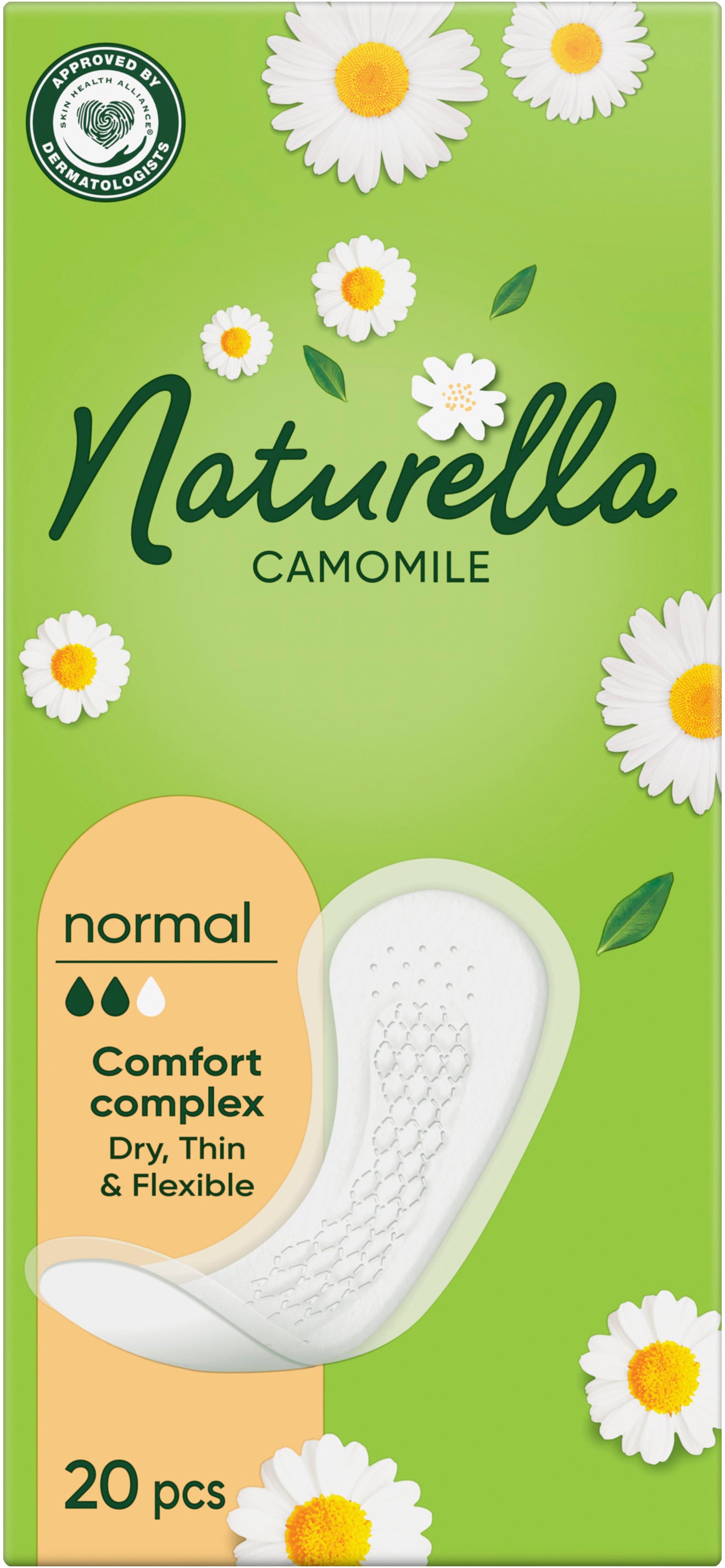 Naturella Camomile Normal Panty Liners, 20 pcs