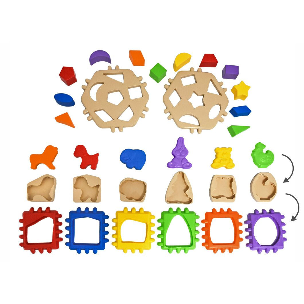 Tigres Animals 39788 Shape Sorter, 32 pcs - Image 2