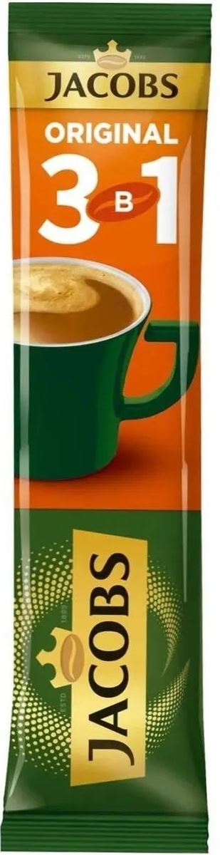 Jacobs 3-in-1 Original Instant Coffee Stick, 12 g