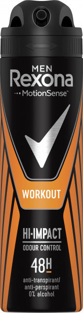 Rexona Workout Men's Antiperspirant Deodorant, 150 mL