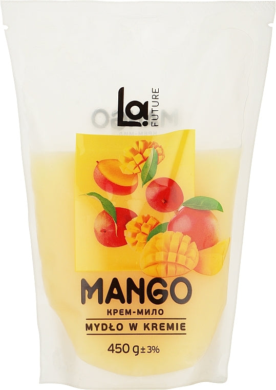 La Future Mango Liquid Cream Soap Refill Pouch, 460 g