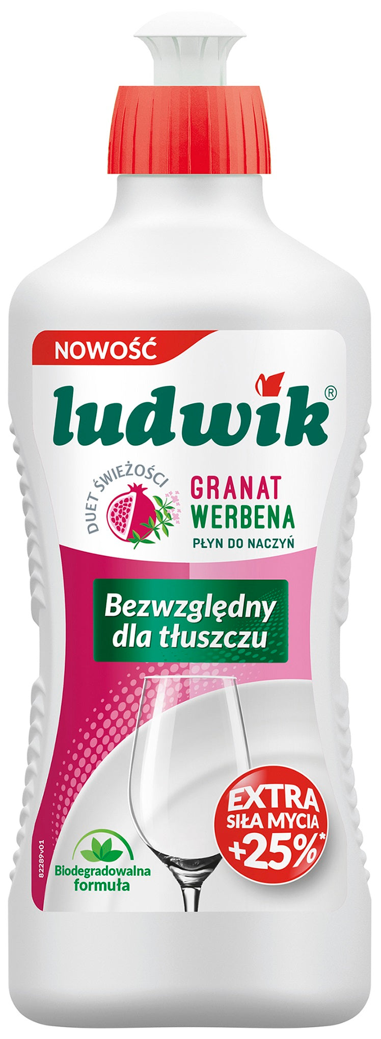 Ludwik Pomegranate & Verbena Dishwashing Liquid, 450 mL
