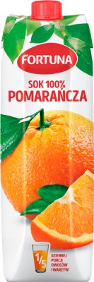 Fortuna Orange Juice Carton, 1 L