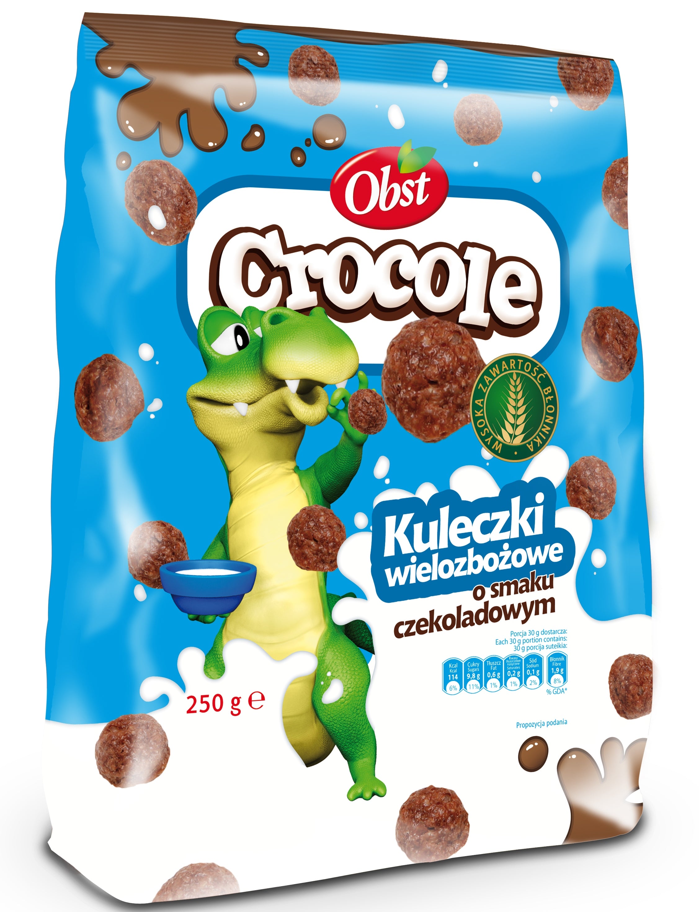 Obst Crocole Multigrain Choco Balls, 250 g