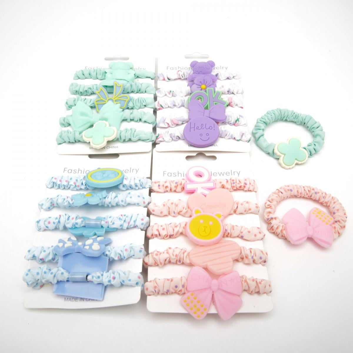 6-4040 Fashion Jewelry Kids' Hair Tie (Price per 1 pc)
