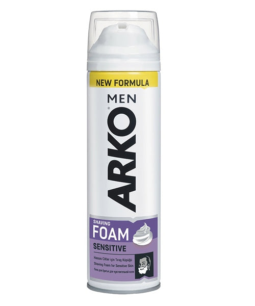 Arko Sensitive Shaving Foam, 200 mL
