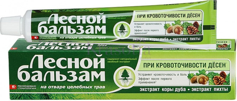 Lesnoy Balsam for Bleeding Gums Toothpaste, 75 mL