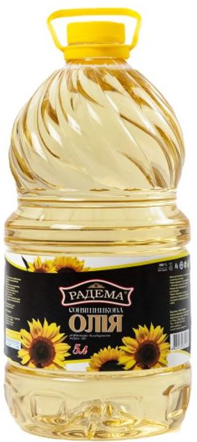 Radema Refined Sunflower Oil, 5 L