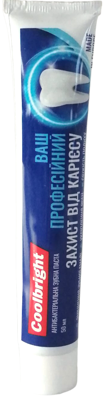 Coolbright Professional Cavity Protection Toothpaste, 50 mL